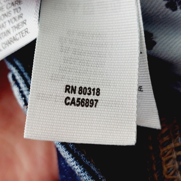 Lucky Brand Blue Denim Cotton Fried Hem Slim Light Wash Jeans P685 - Picture 9 of 11